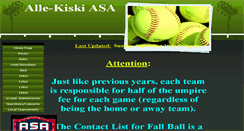 Desktop Screenshot of alle-kiski-asa.org