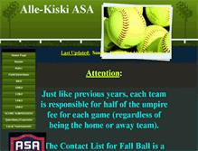 Tablet Screenshot of alle-kiski-asa.org